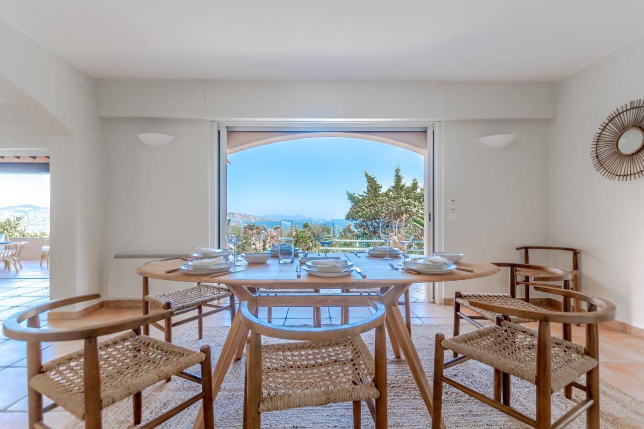 Superbe Villa, Incroyable Vue Mer, Piscine Chauffee, Climatisee 圣马克西姆 外观 照片