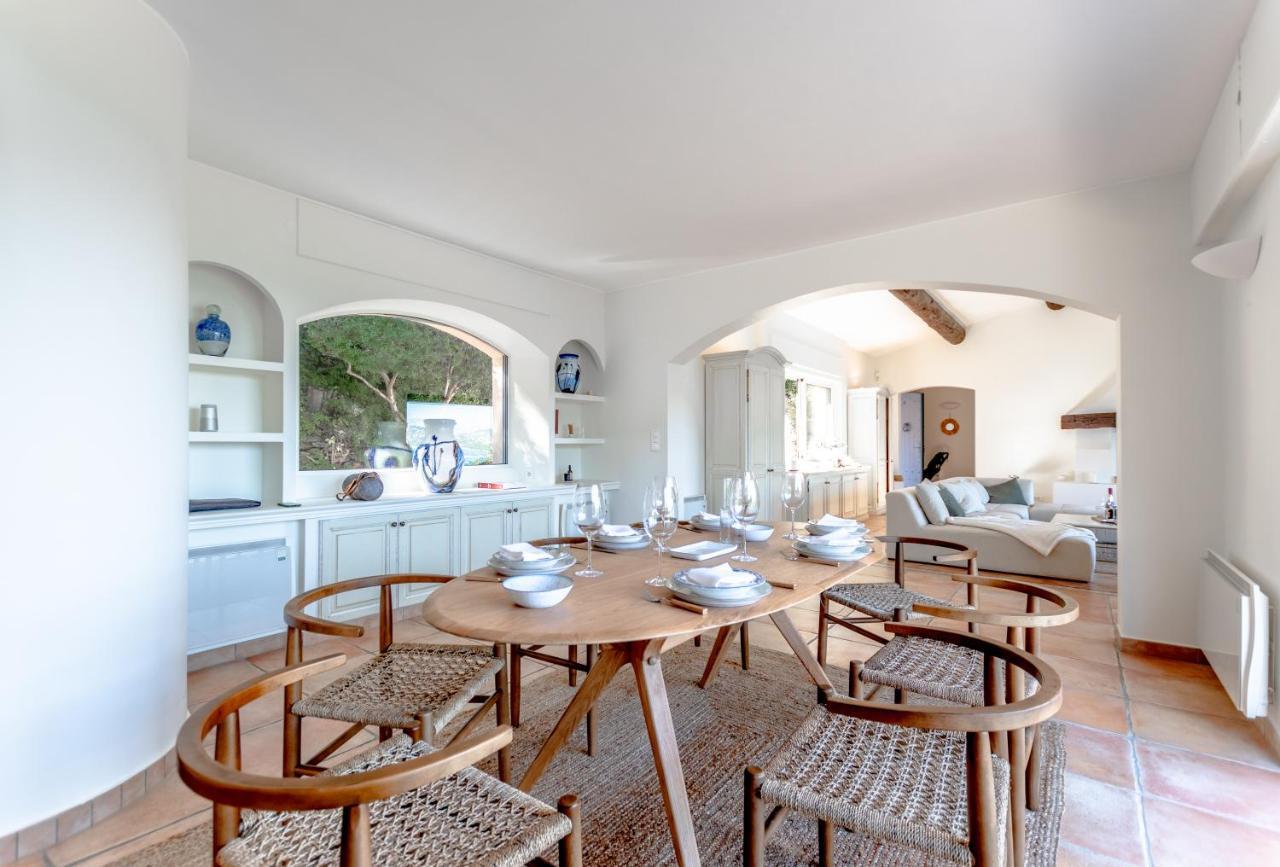 Superbe Villa, Incroyable Vue Mer, Piscine Chauffee, Climatisee 圣马克西姆 外观 照片