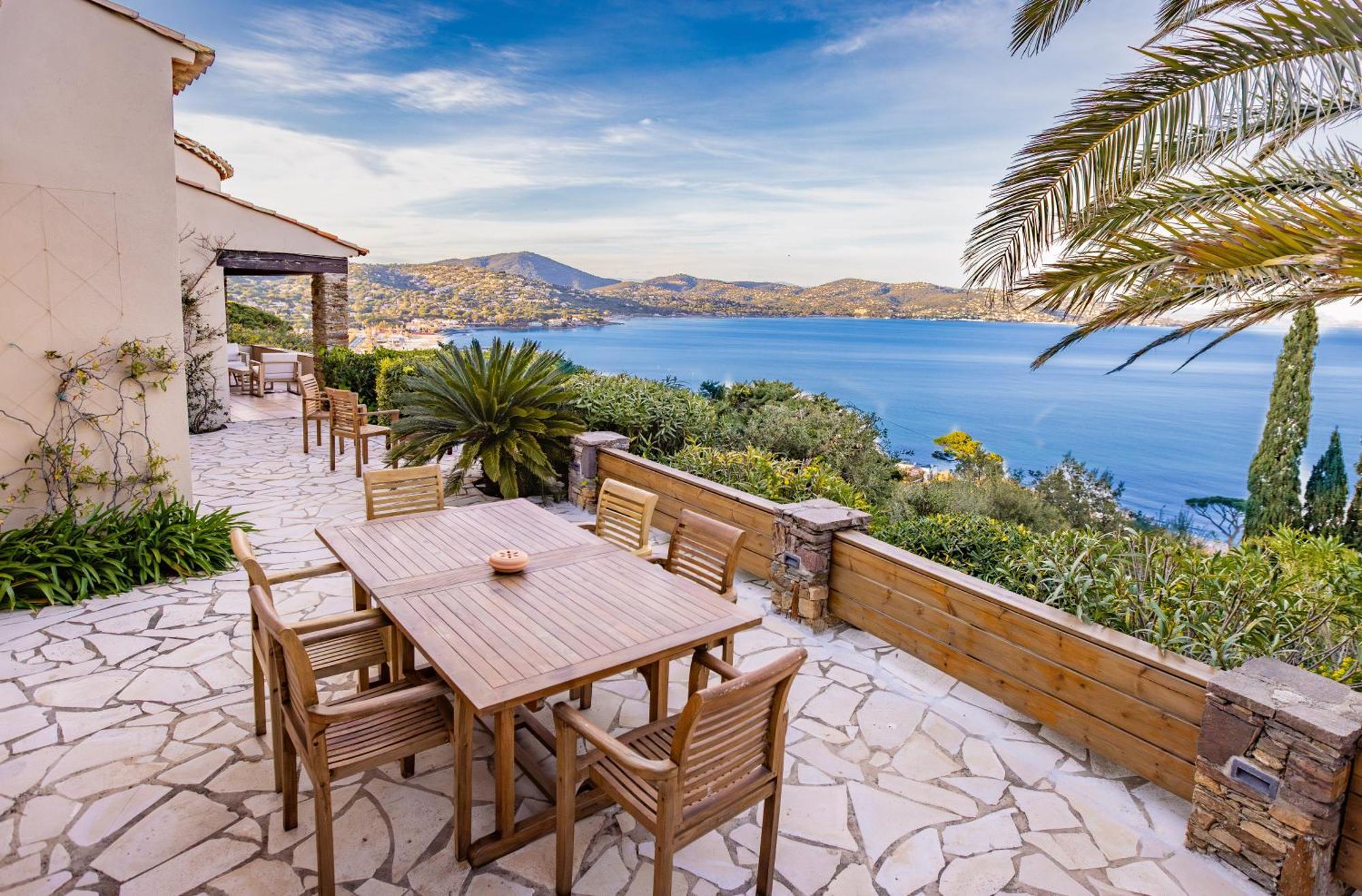 Superbe Villa, Incroyable Vue Mer, Piscine Chauffee, Climatisee 圣马克西姆 外观 照片