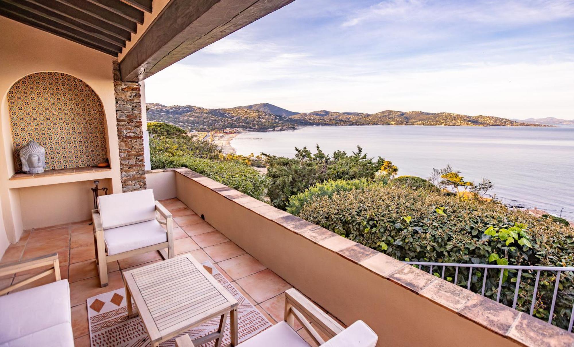 Superbe Villa, Incroyable Vue Mer, Piscine Chauffee, Climatisee 圣马克西姆 外观 照片