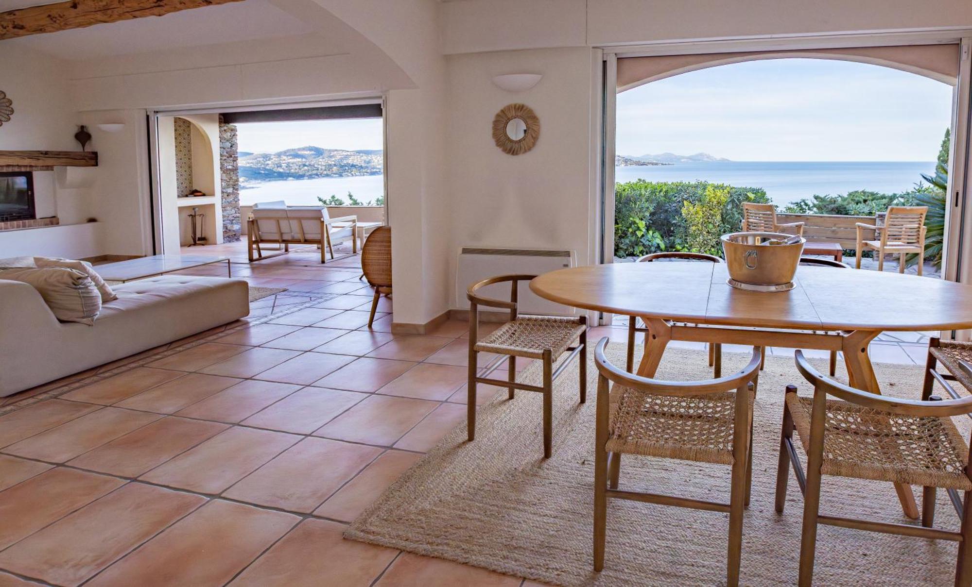 Superbe Villa, Incroyable Vue Mer, Piscine Chauffee, Climatisee 圣马克西姆 外观 照片