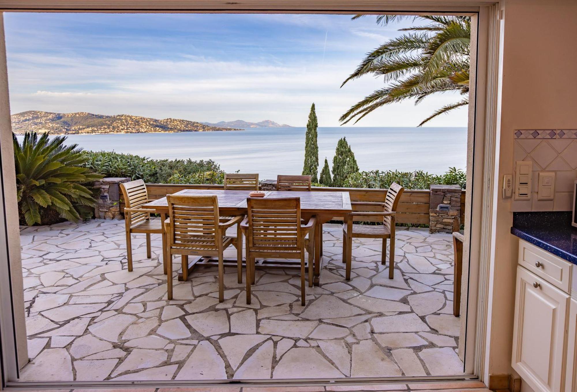 Superbe Villa, Incroyable Vue Mer, Piscine Chauffee, Climatisee 圣马克西姆 外观 照片