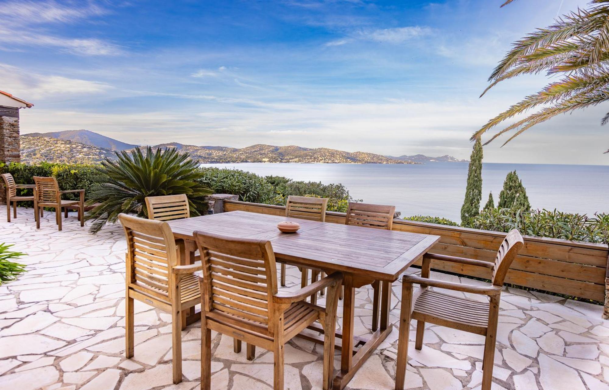 Superbe Villa, Incroyable Vue Mer, Piscine Chauffee, Climatisee 圣马克西姆 外观 照片