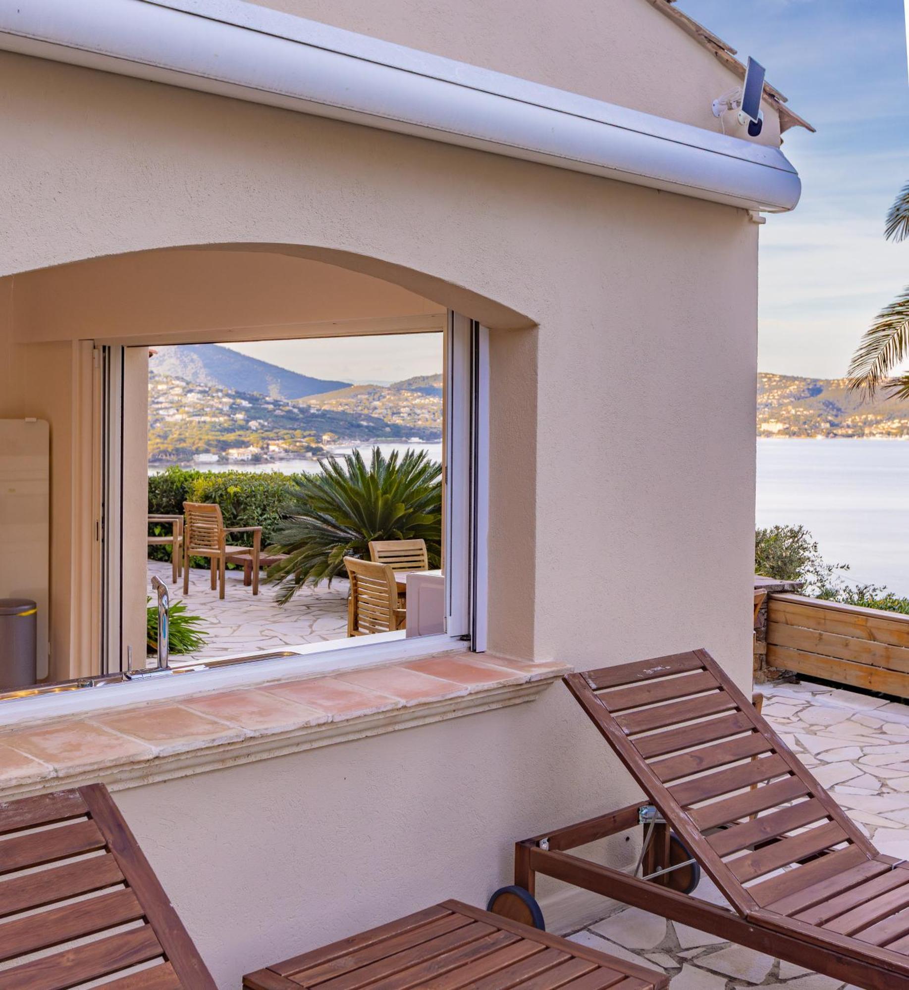 Superbe Villa, Incroyable Vue Mer, Piscine Chauffee, Climatisee 圣马克西姆 外观 照片